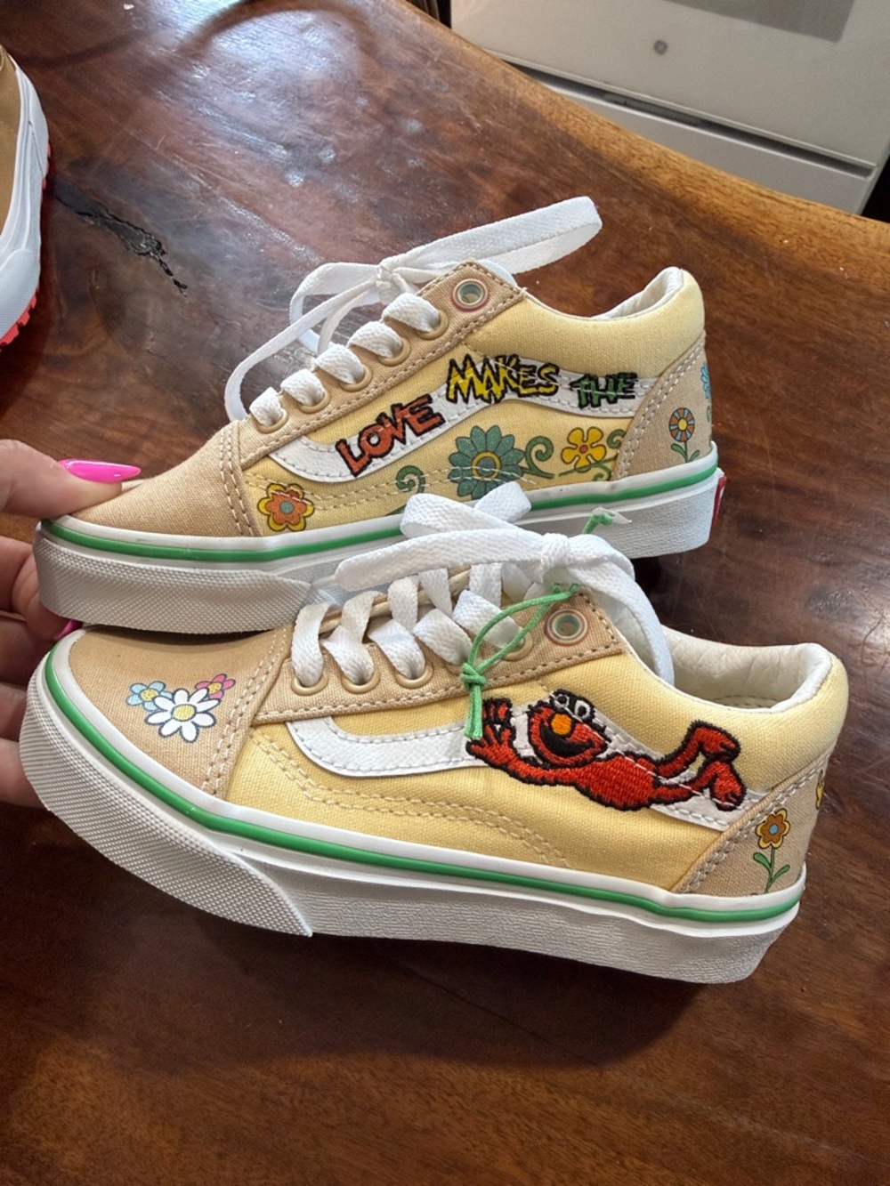 Vans Kids Floral Elmo Shoes